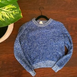 Blue Knit Sweater